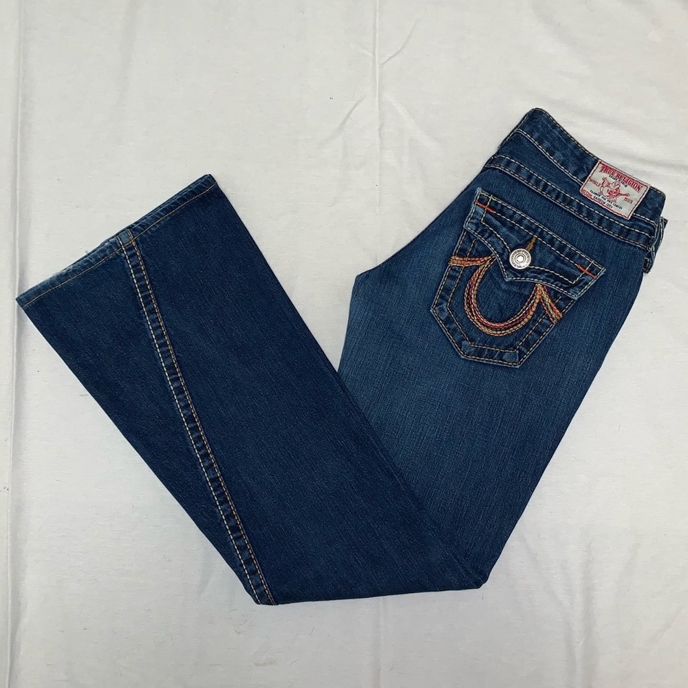 Rainbow Joey Jeans! Flared Leg Twisted Hem Bootcut